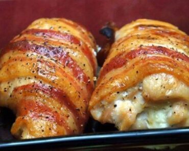 Bacon-Wrapped Cream Cheese Stuffed Chicken Delight