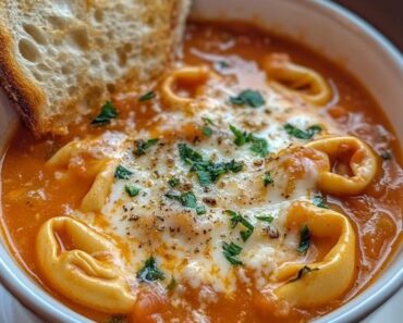 24-Cozy Slow Cooker Tomato Tortellini Soup recipe