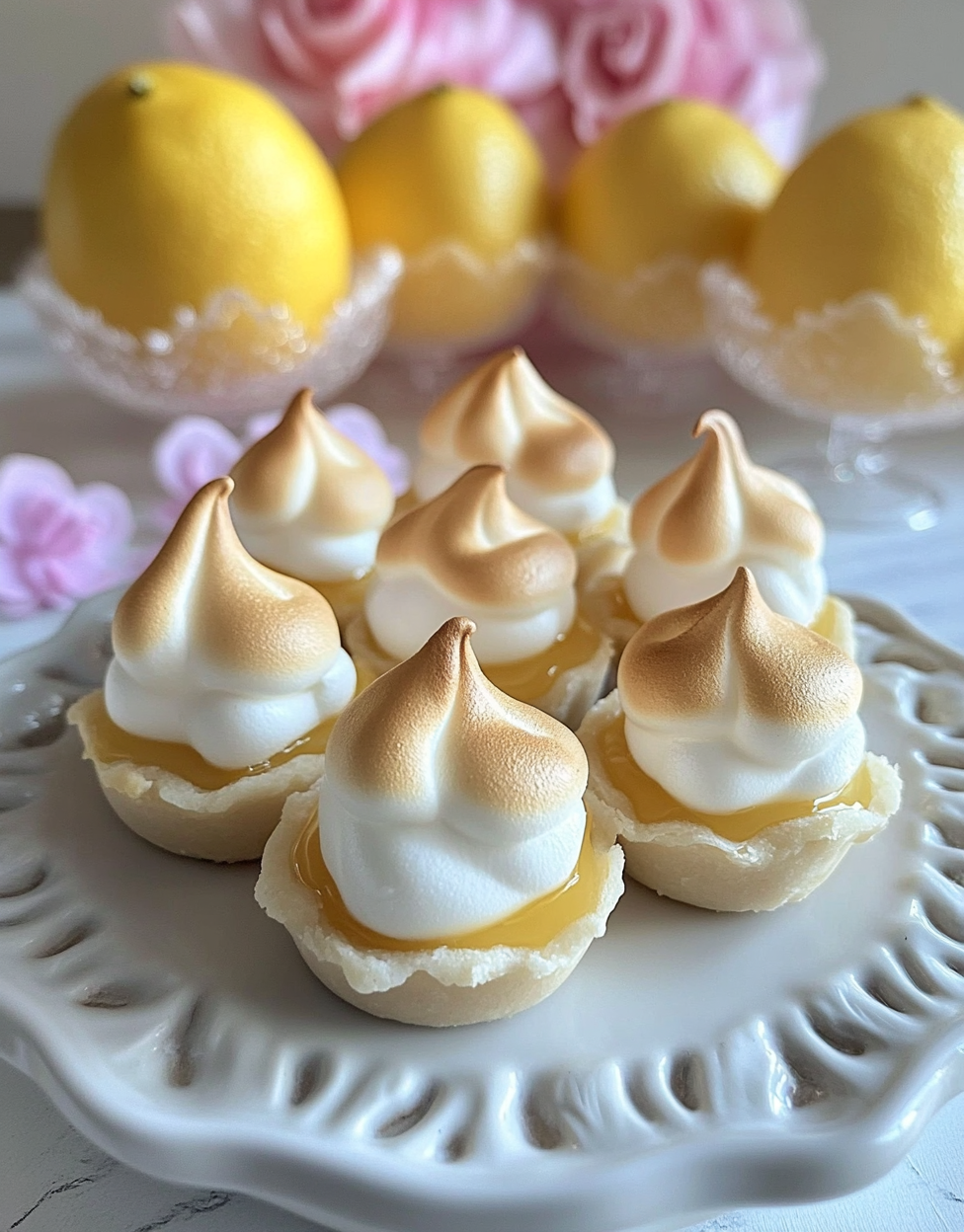 Mini Lemon Meringue Pies Valentine’s Day