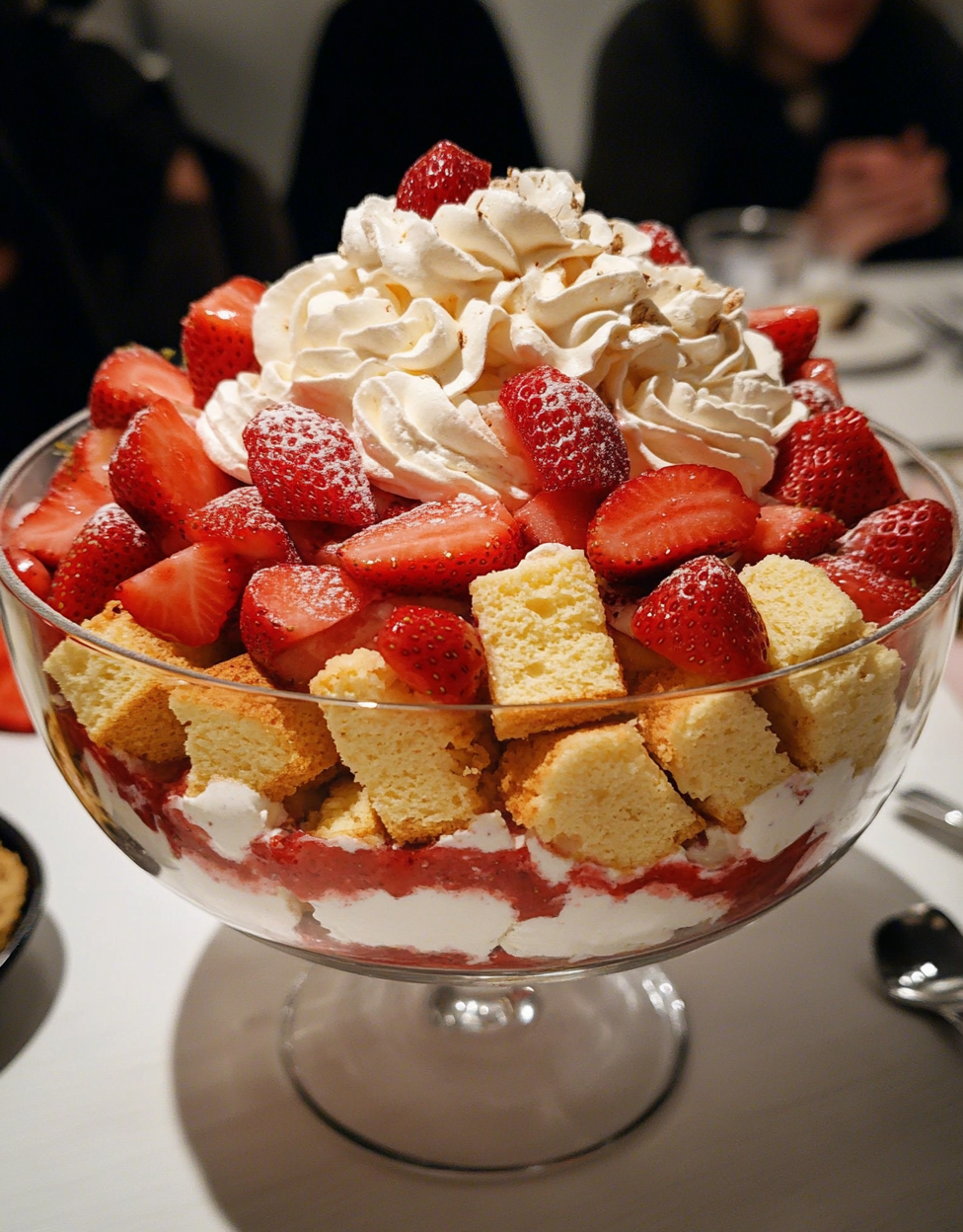 Strawberry Shortcake Trifle Valentine’s Day