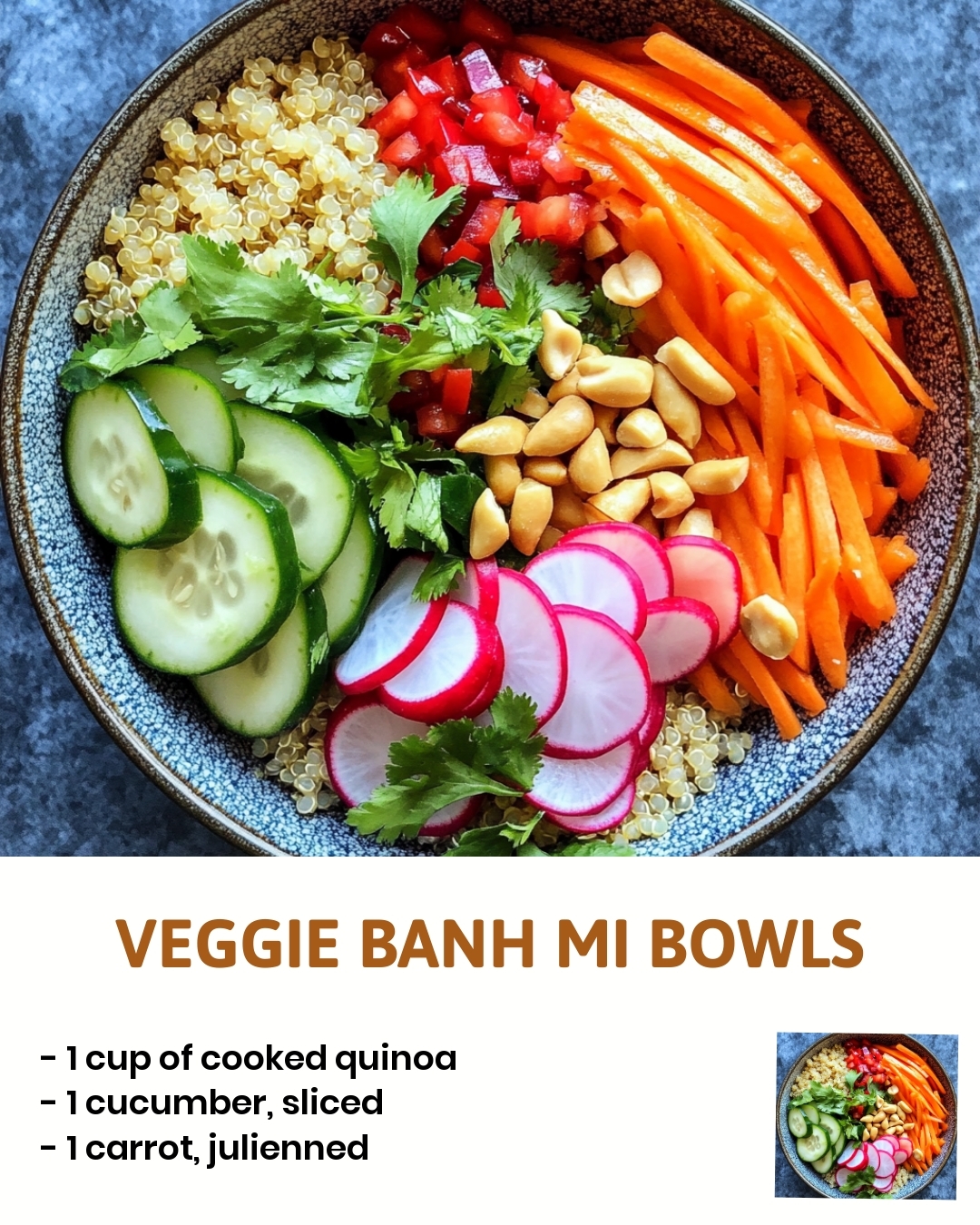 Veggie Banh Mi Bowls