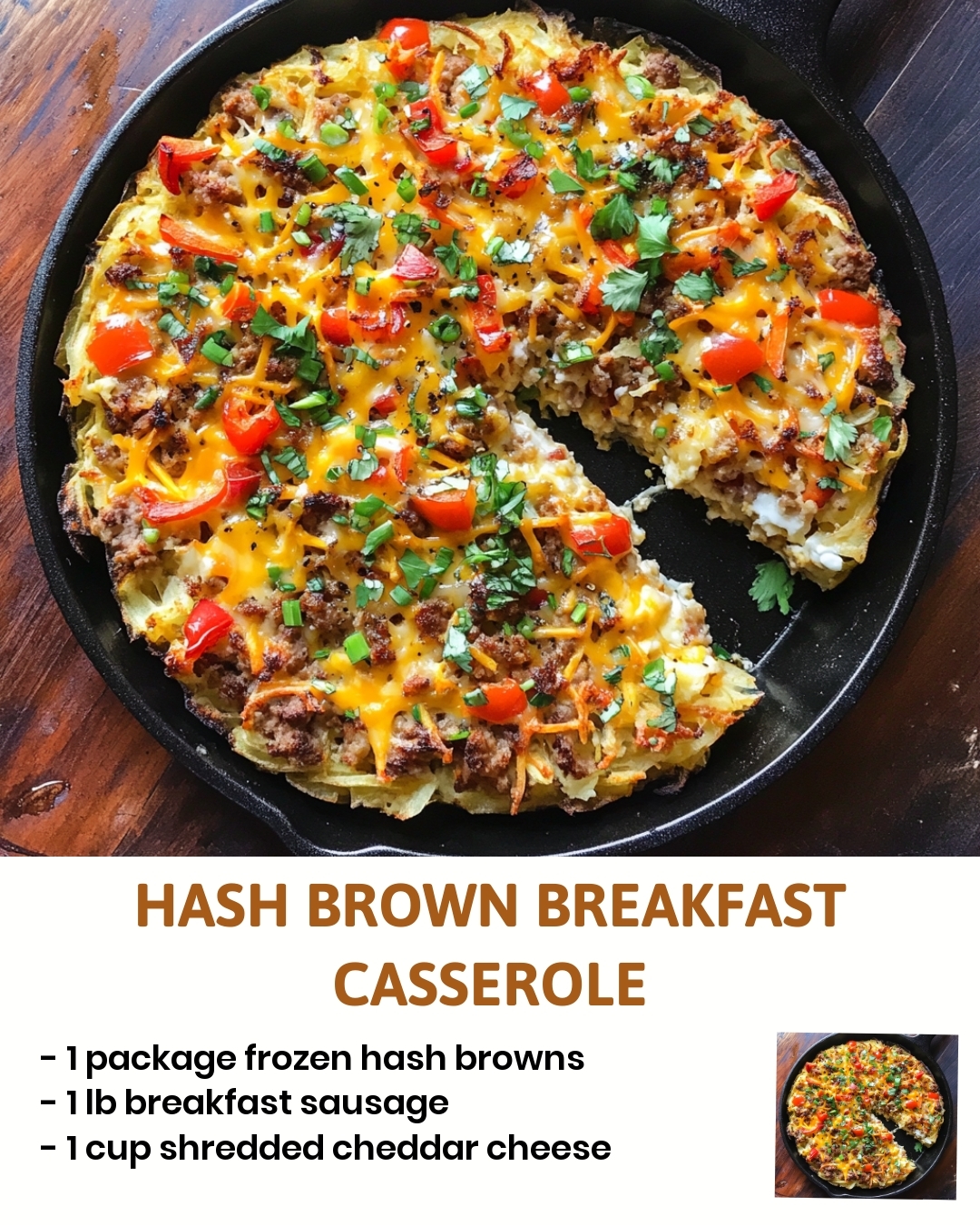 Hash Brown Breakfast Casserole