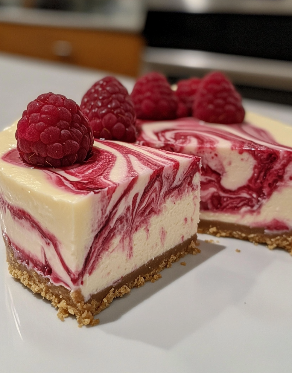 White Chocolate Raspberry Cheesecake Valentine’s Day