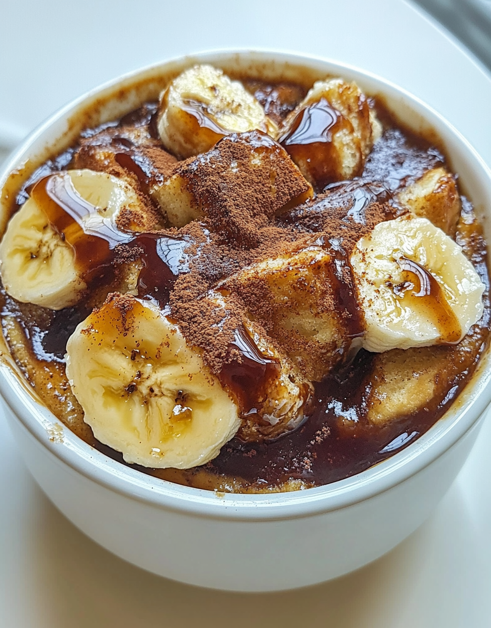 Caramelized Banana Bread Pudding Valentine’s Day