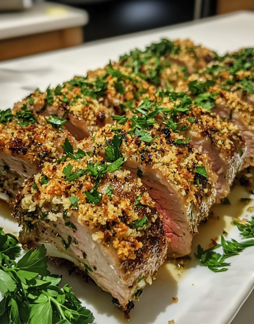 Herb-Crusted Rack of Lamb Dinner Party