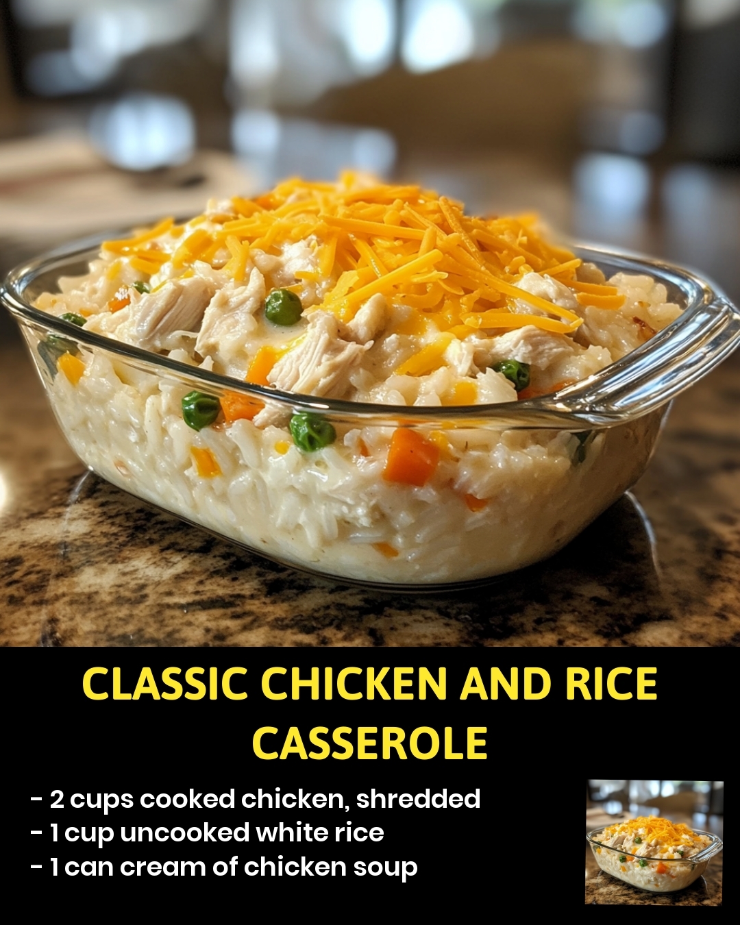 Classic Chicken and Rice Casserole