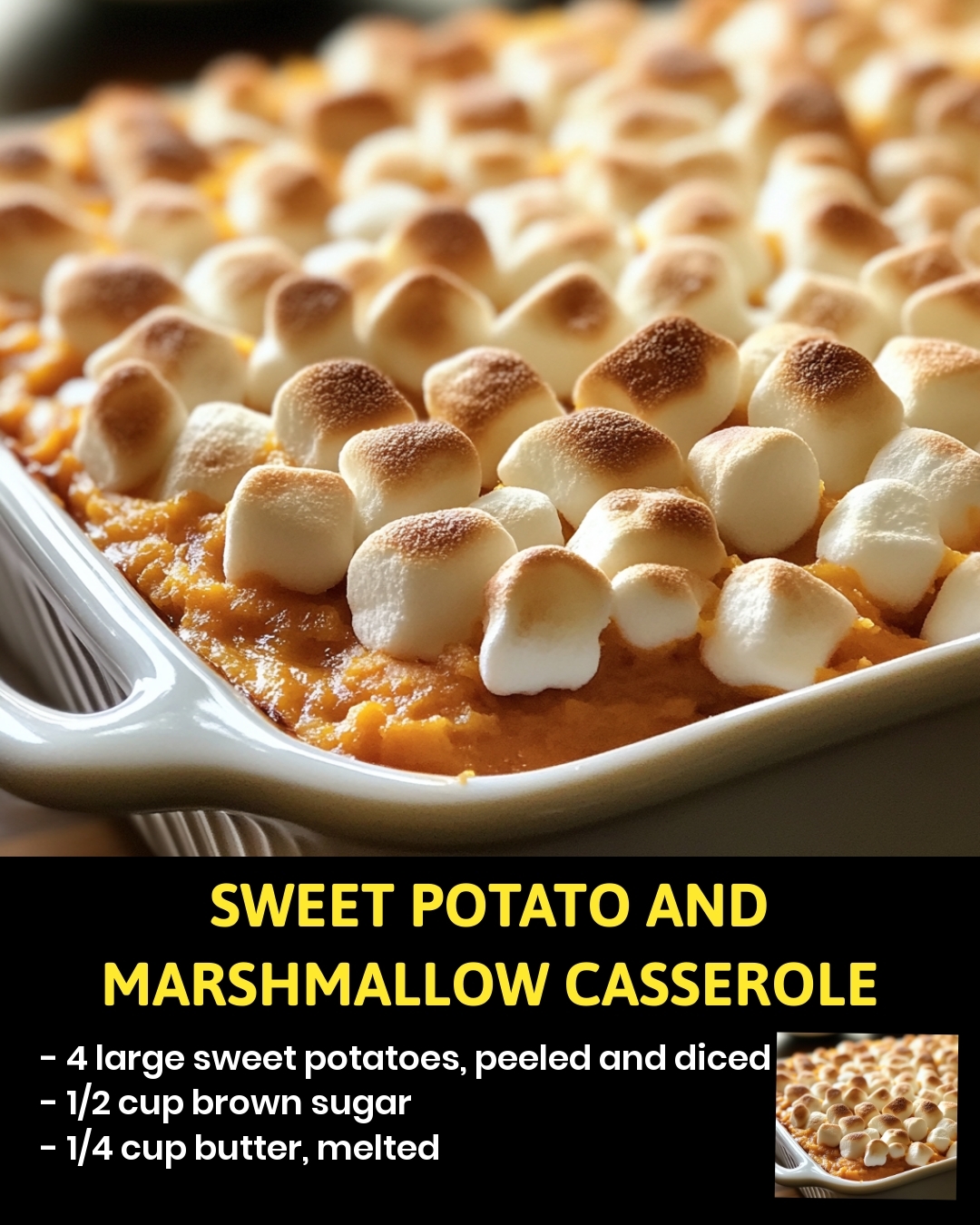 Sweet Potato and Marshmallow Casserole