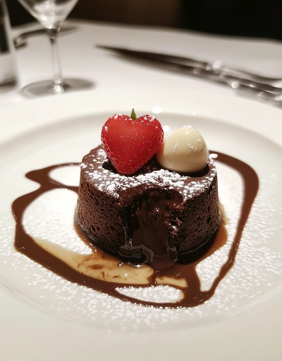 Molten Lava Chocolate Cake Valentine’s Day