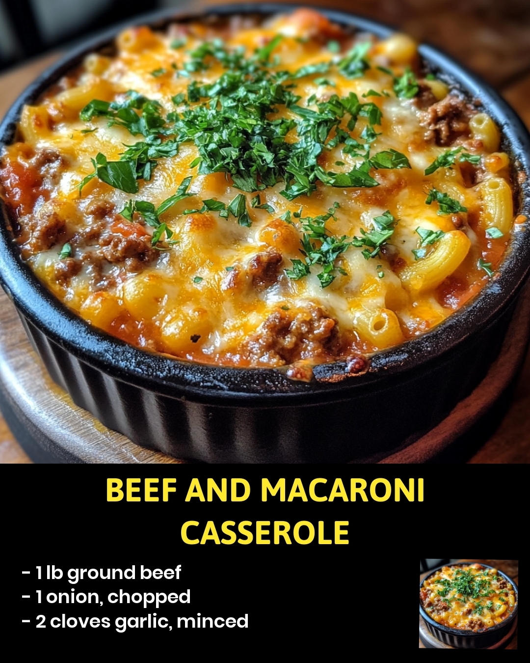Beef and Macaroni Casserole