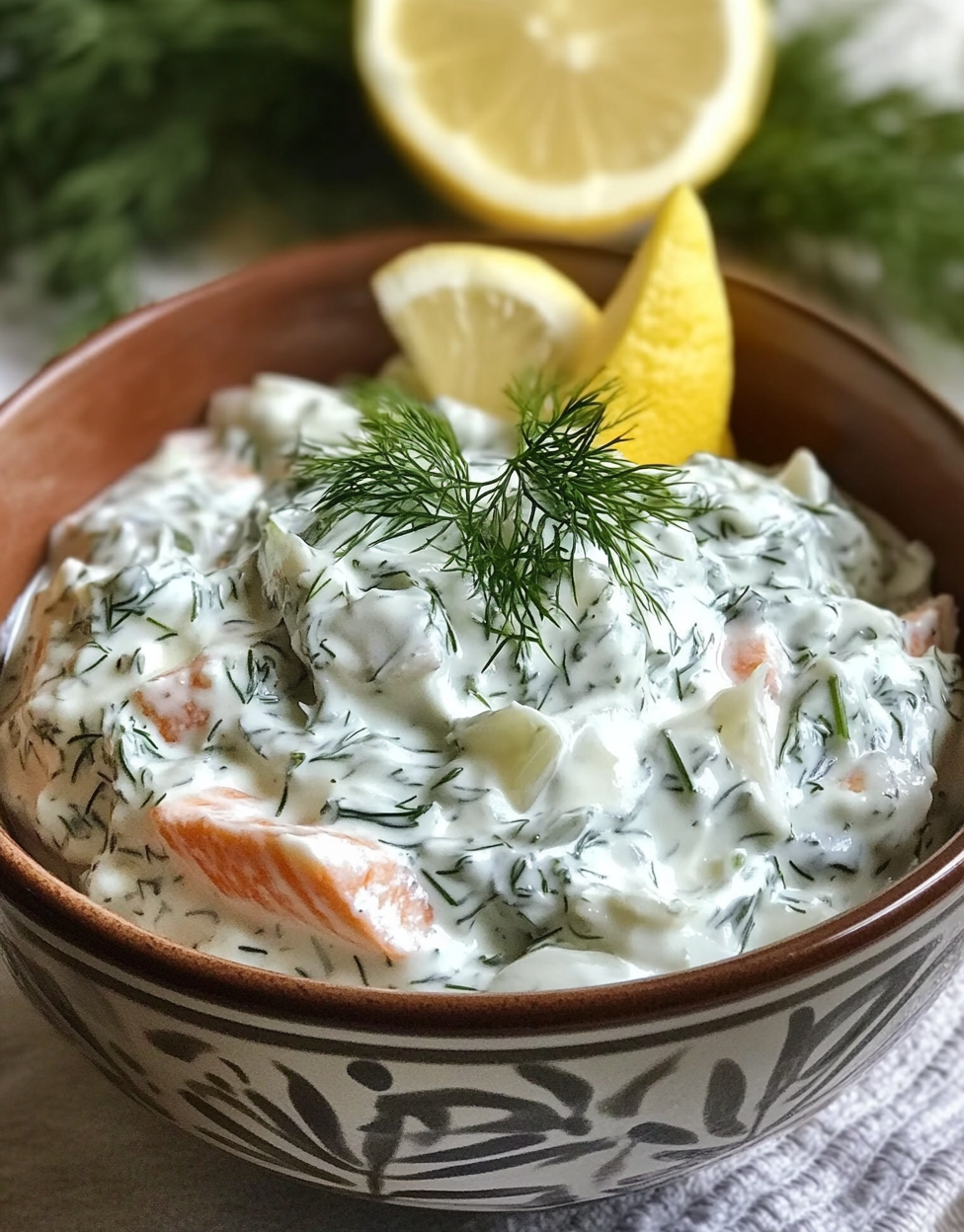 Baked Salmon with Dill Sauce Dinner Party