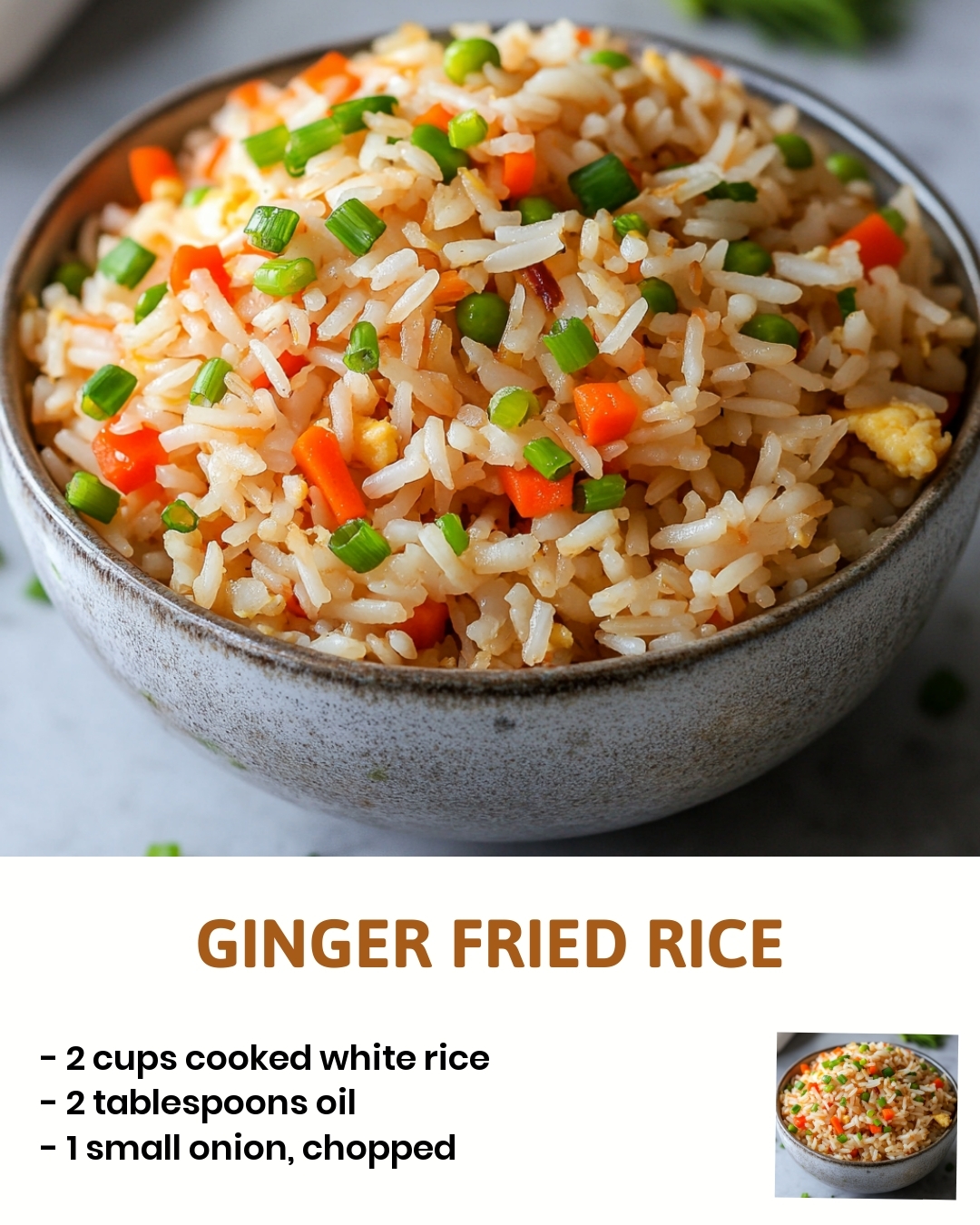 Ginger Fried Rice
