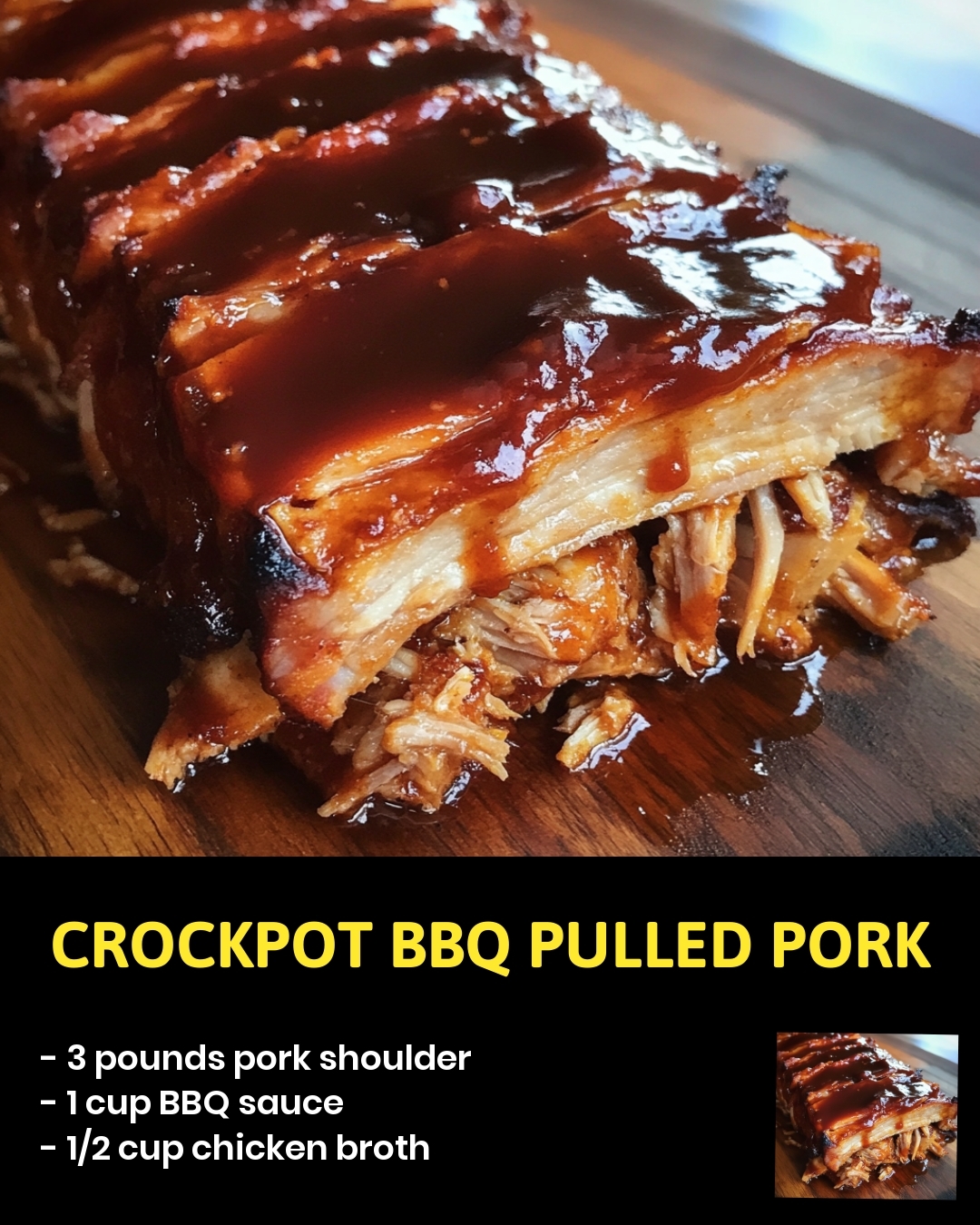 Crockpot BBQ Pulled Pork