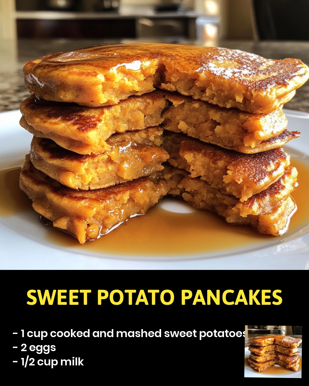 Sweet Potato Pancakes