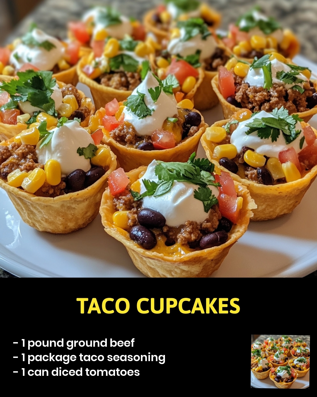 Taco Cupcakes