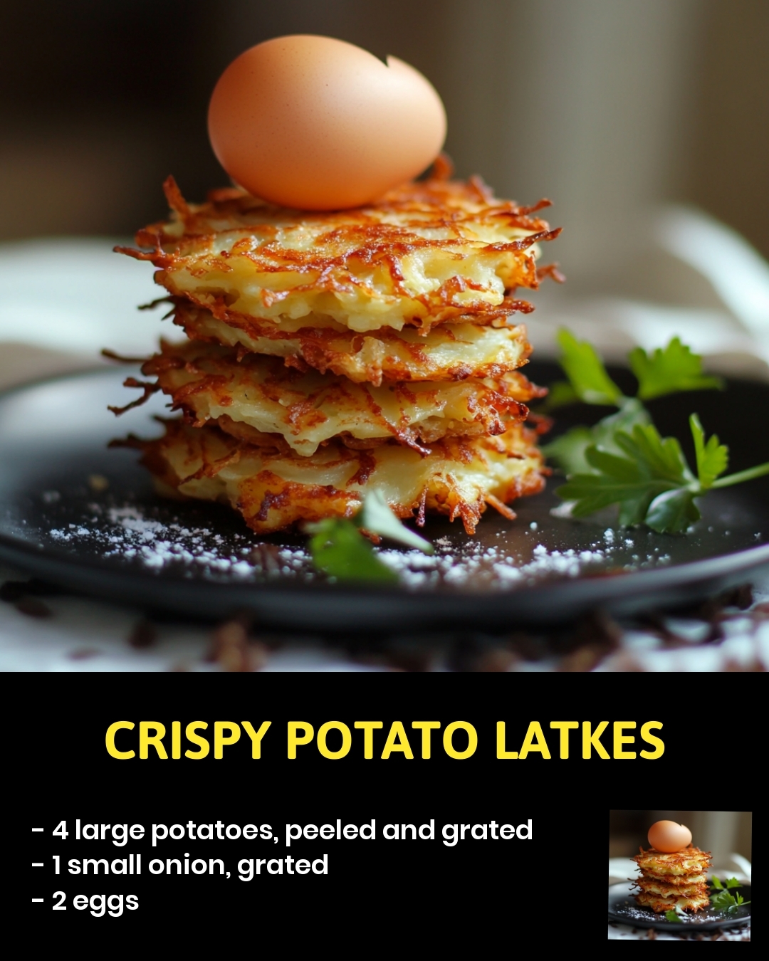 Crispy Potato Latkes