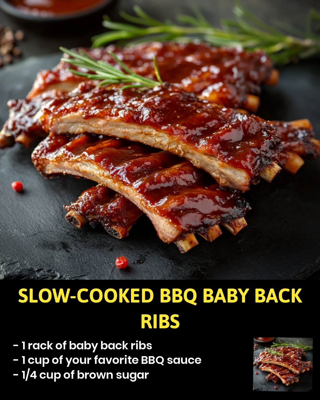 Slow-Cooked BBQ Baby Back Ribs