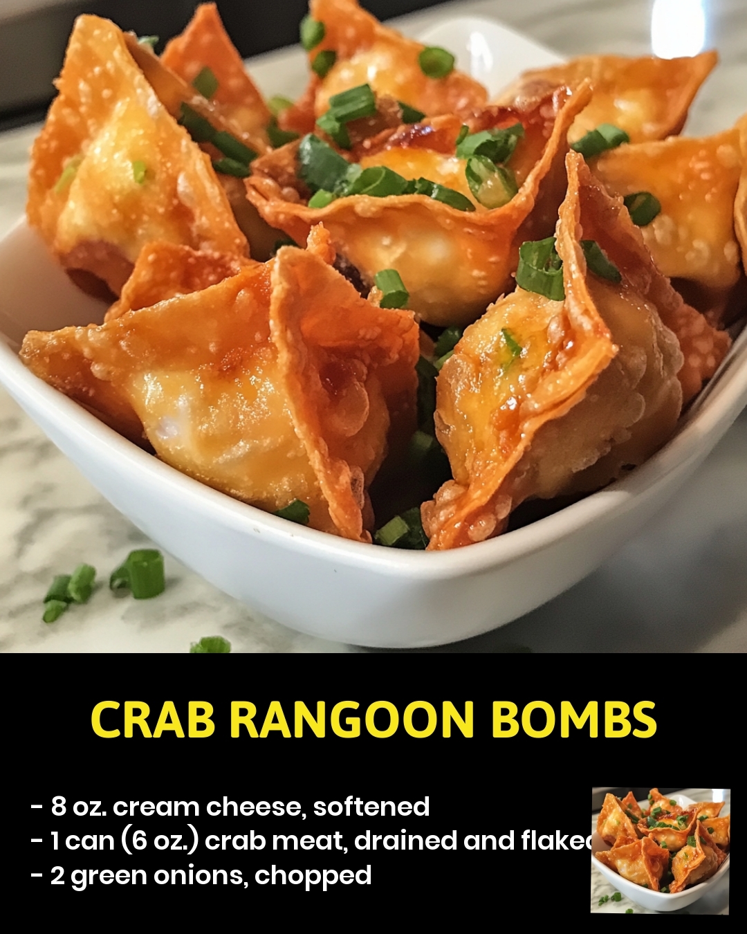 Crab Rangoon Bombs