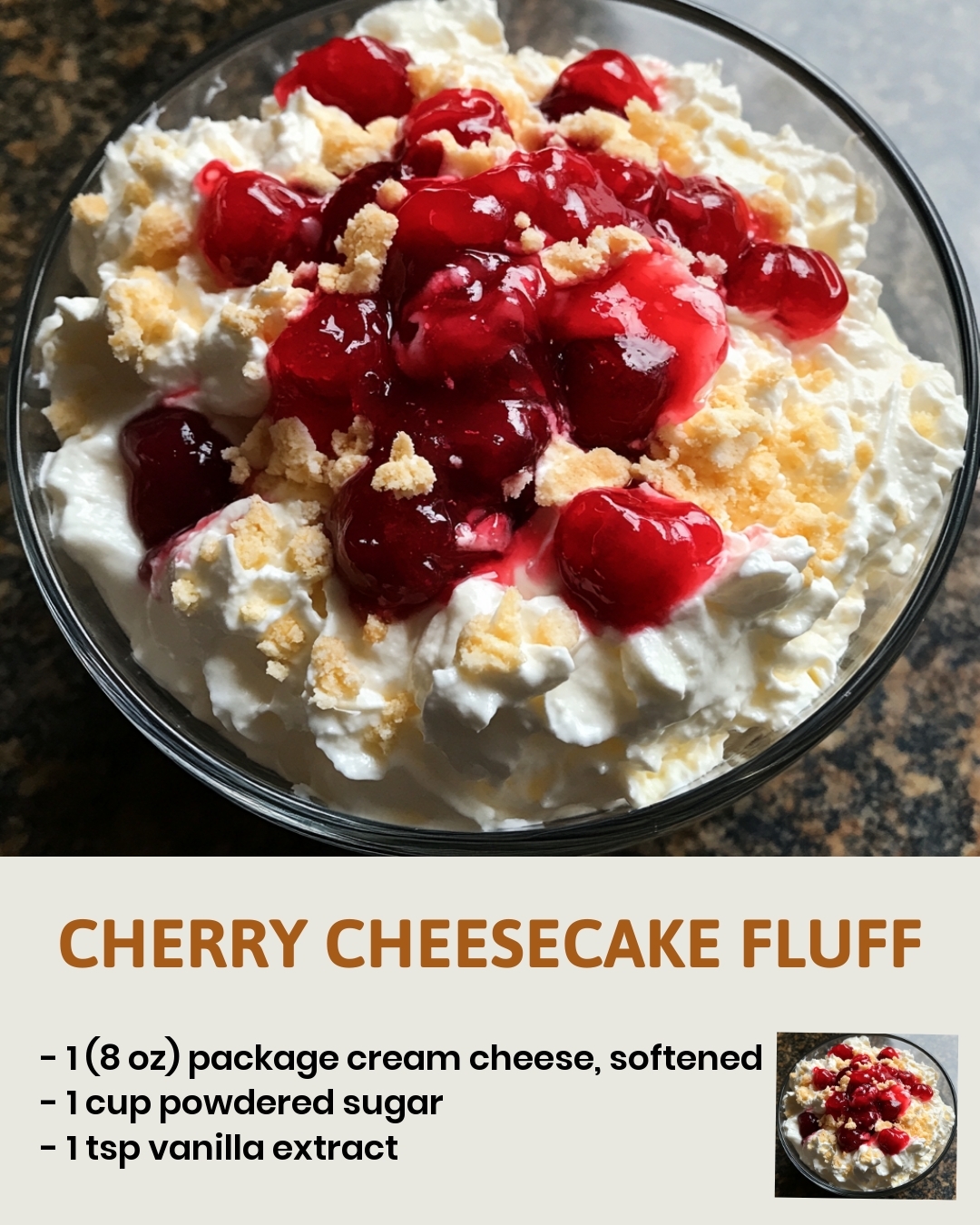 Cherry Cheesecake Fluff
