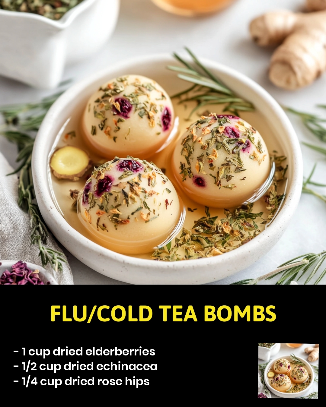 Flu/Cold Tea Bombs