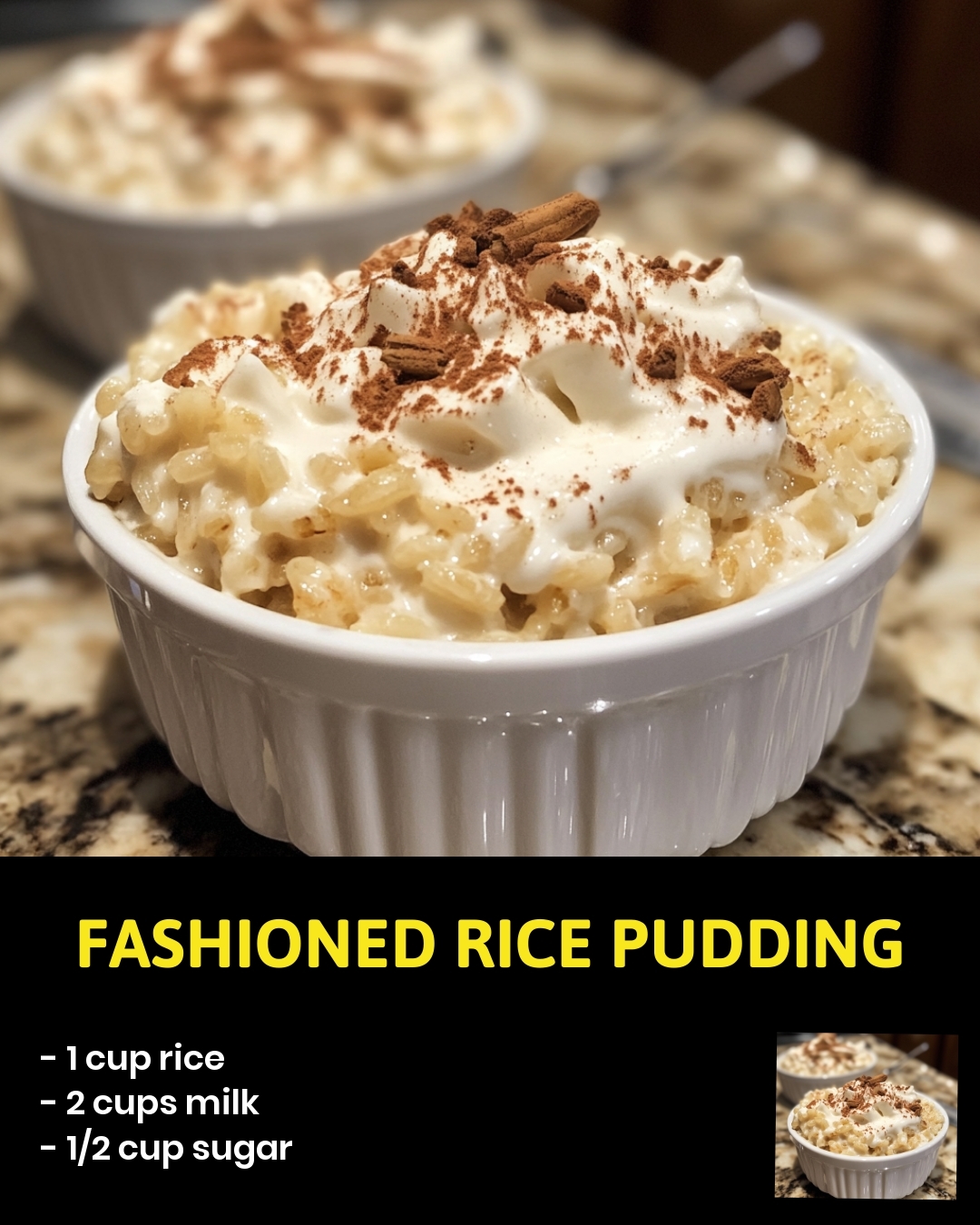 Fashioned Rice Pudding