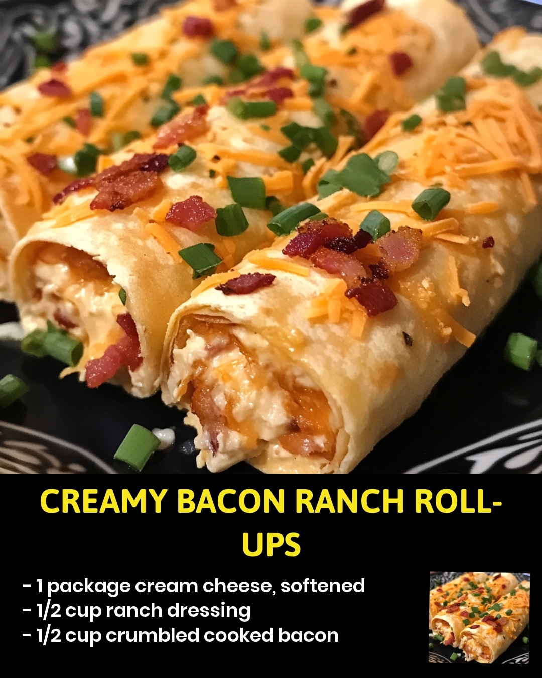 Creamy Bacon Ranch Roll-Ups