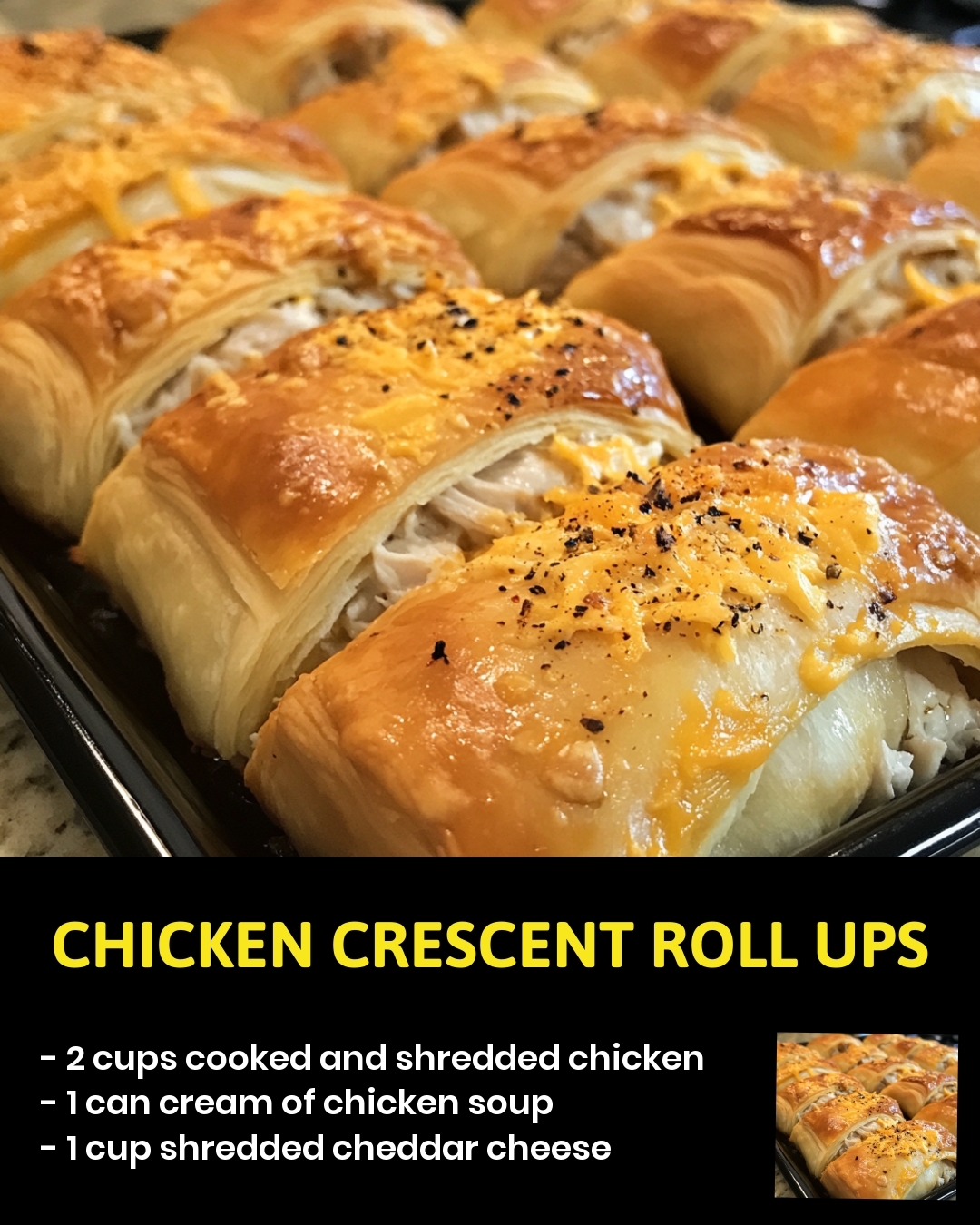Chicken Crescent Roll Ups