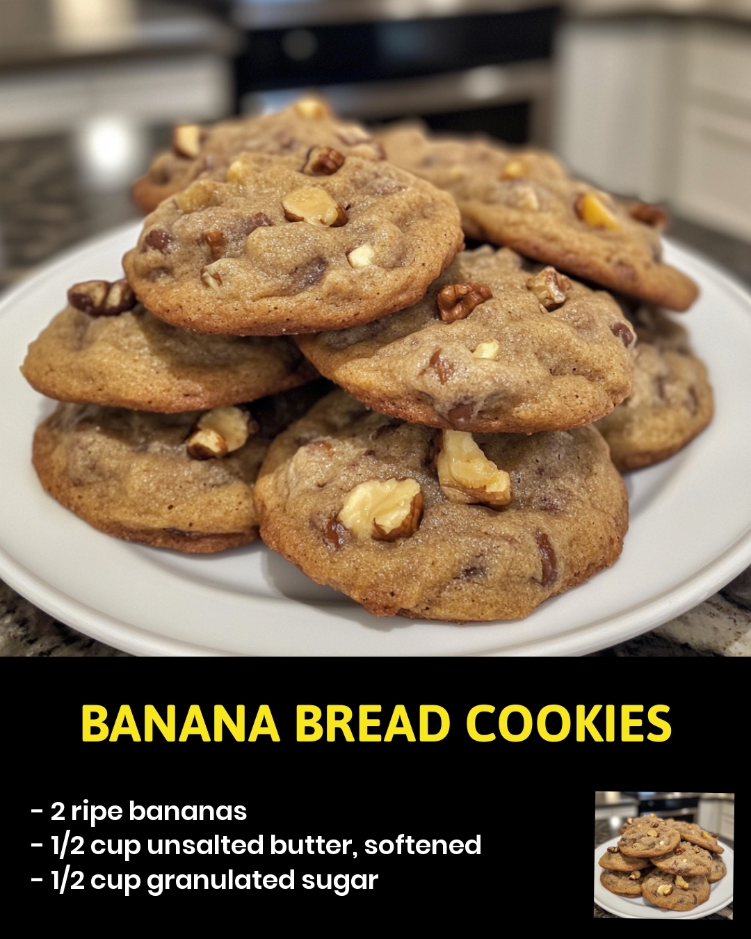 Banana Bread Cookies