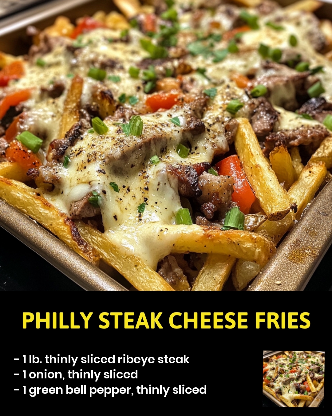 Philly Steak Cheese Fries