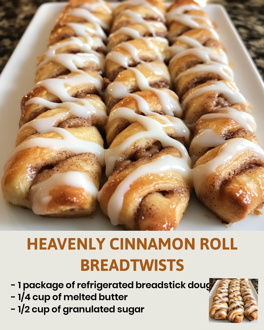 Heavenly Cinnamon Roll Breadtwists