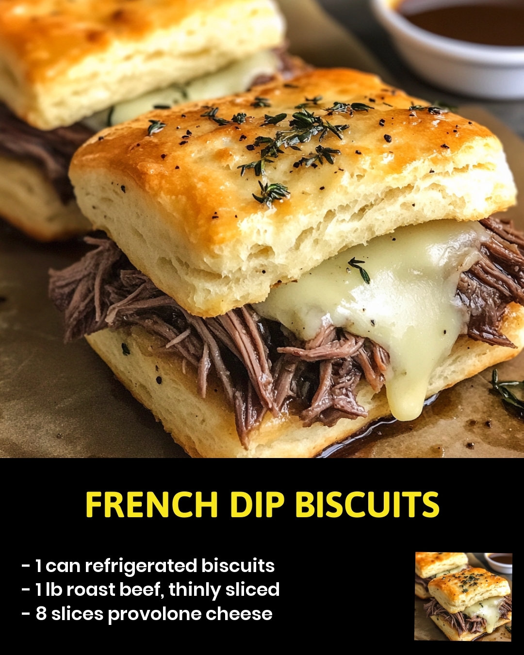 French Dip Biscuits