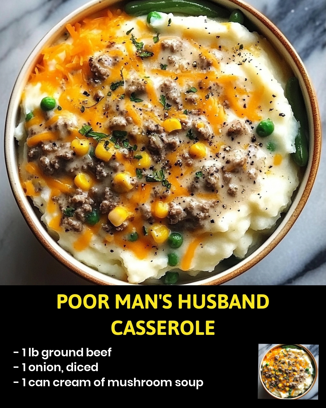 Poor Man’s Husband Casserole