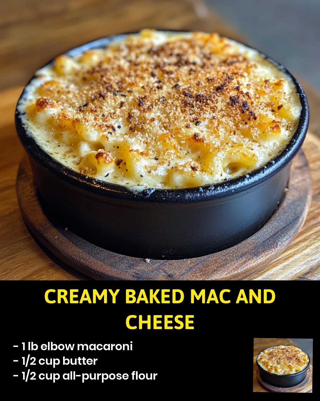 Creamy Baked Mac and Cheese