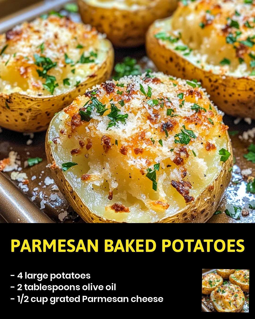 Parmesan Baked Potatoes