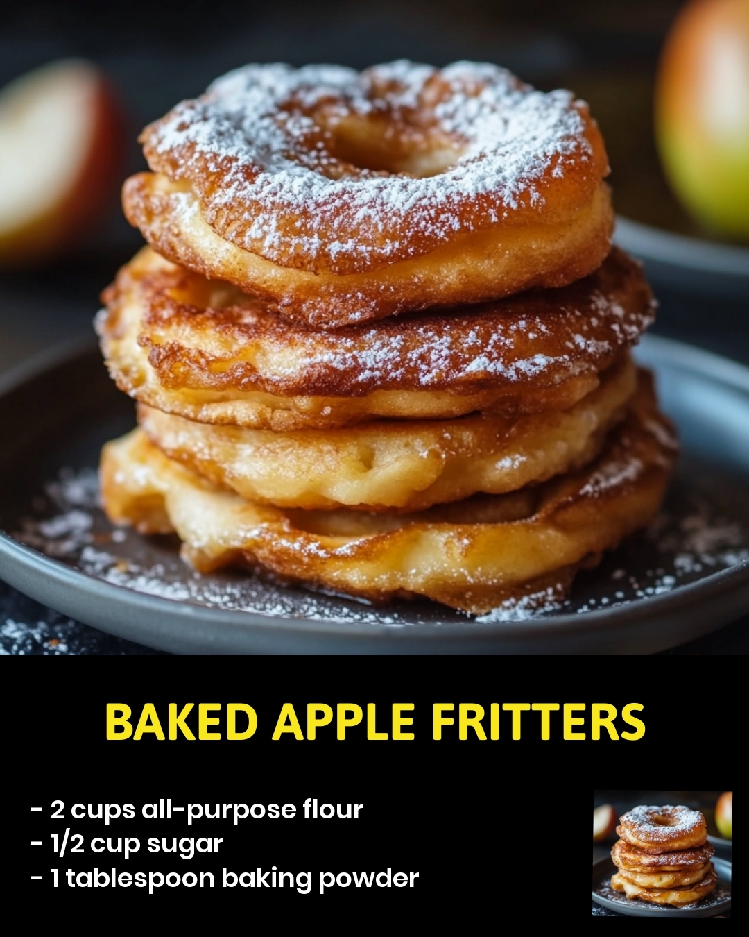 Baked Apple Fritters