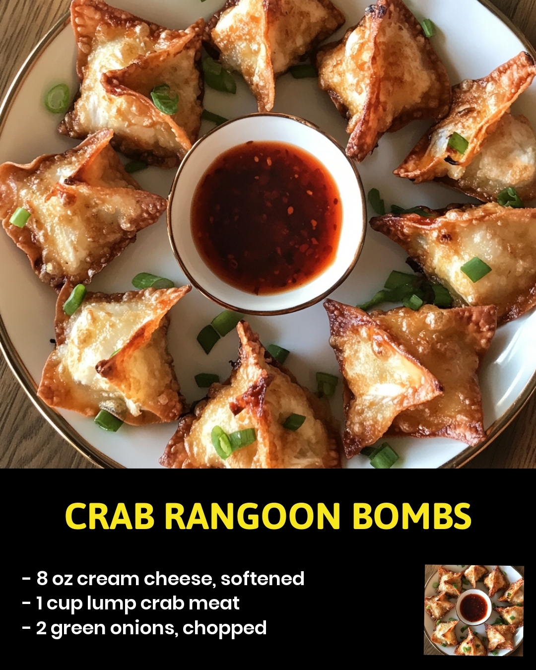 Crab Rangoon Bombs