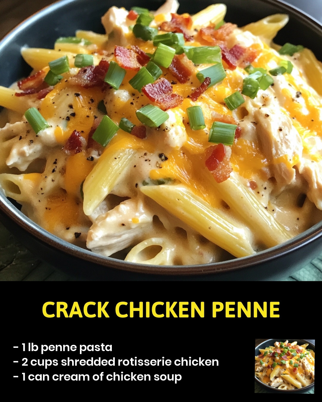 Crack Chicken Penne
