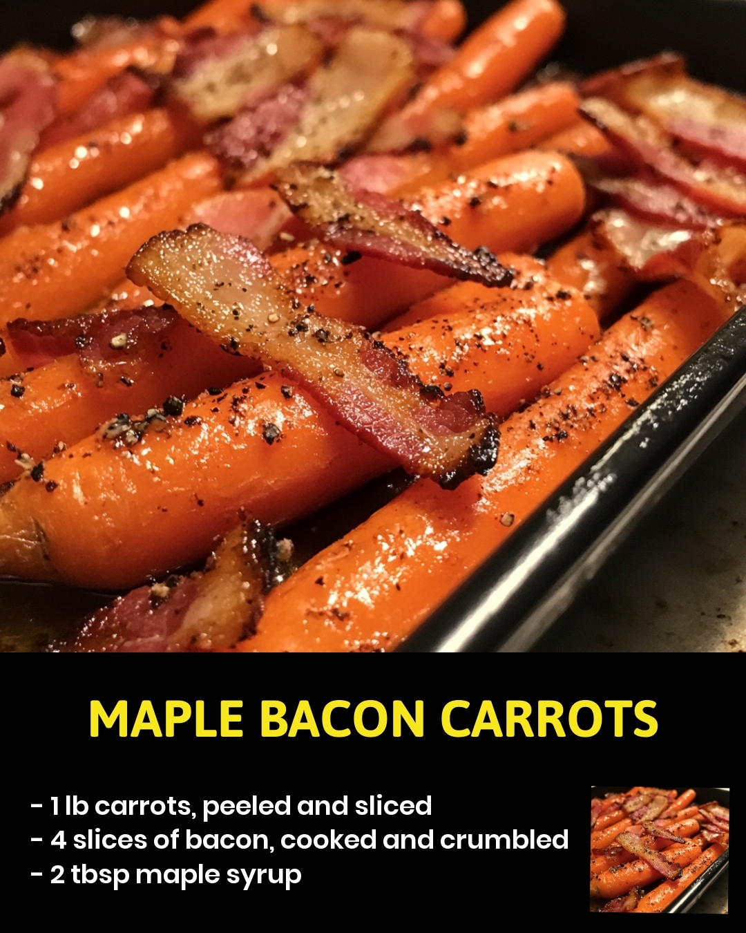 Maple Bacon Carrots