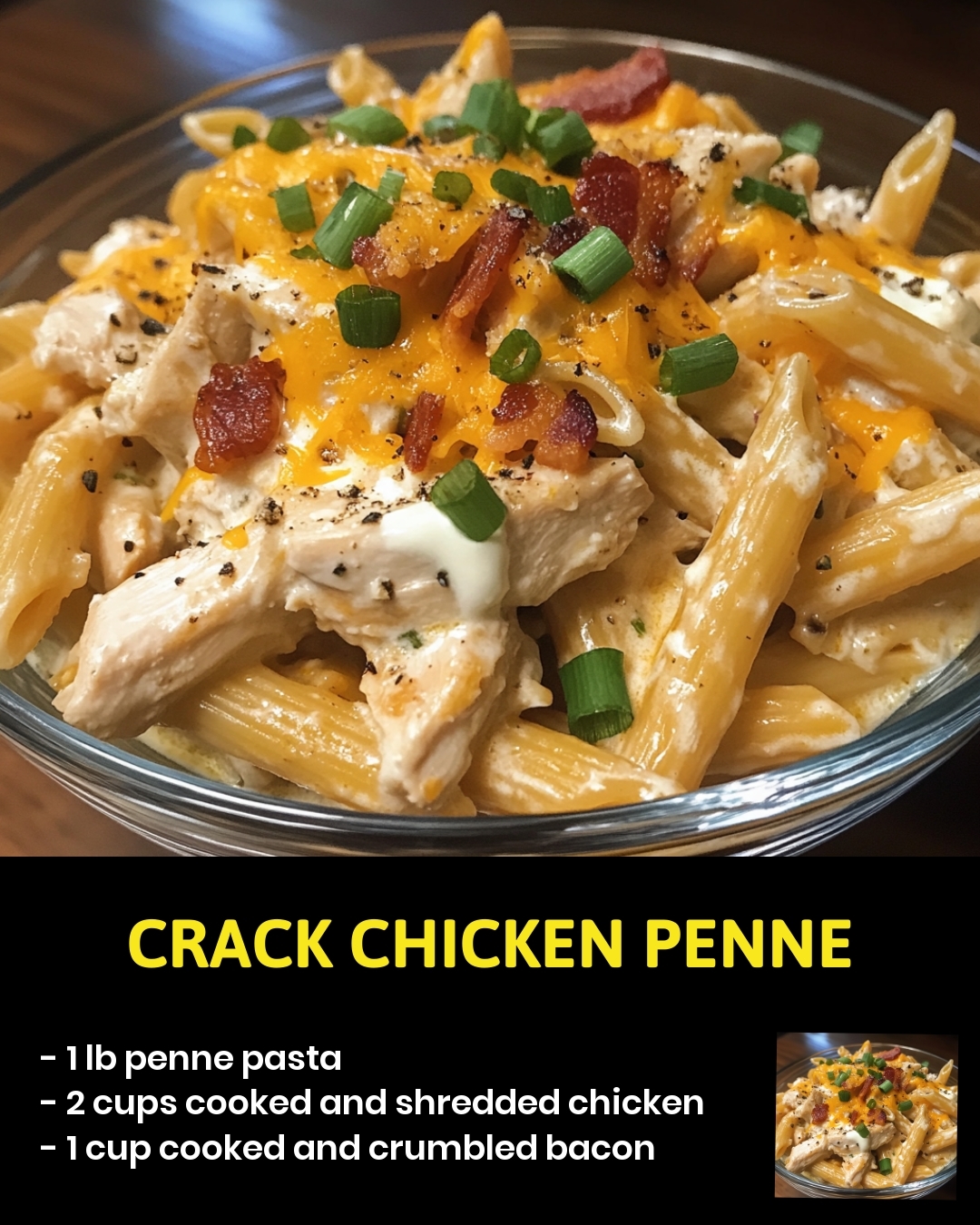 Crack Chicken Penne