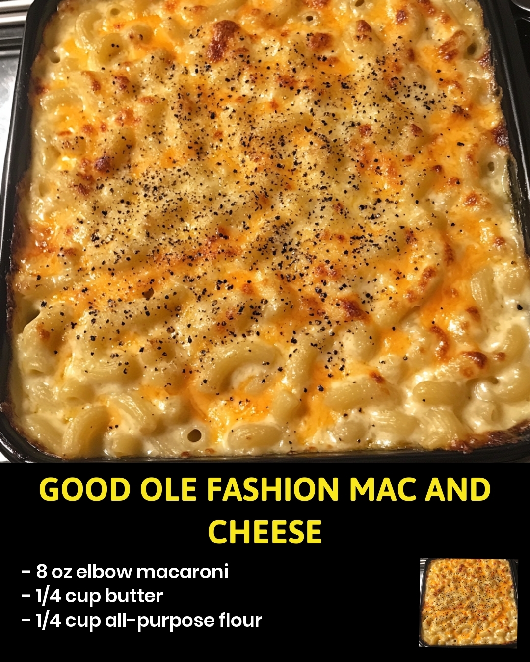 Good Ole Fashion Mac and Cheese
