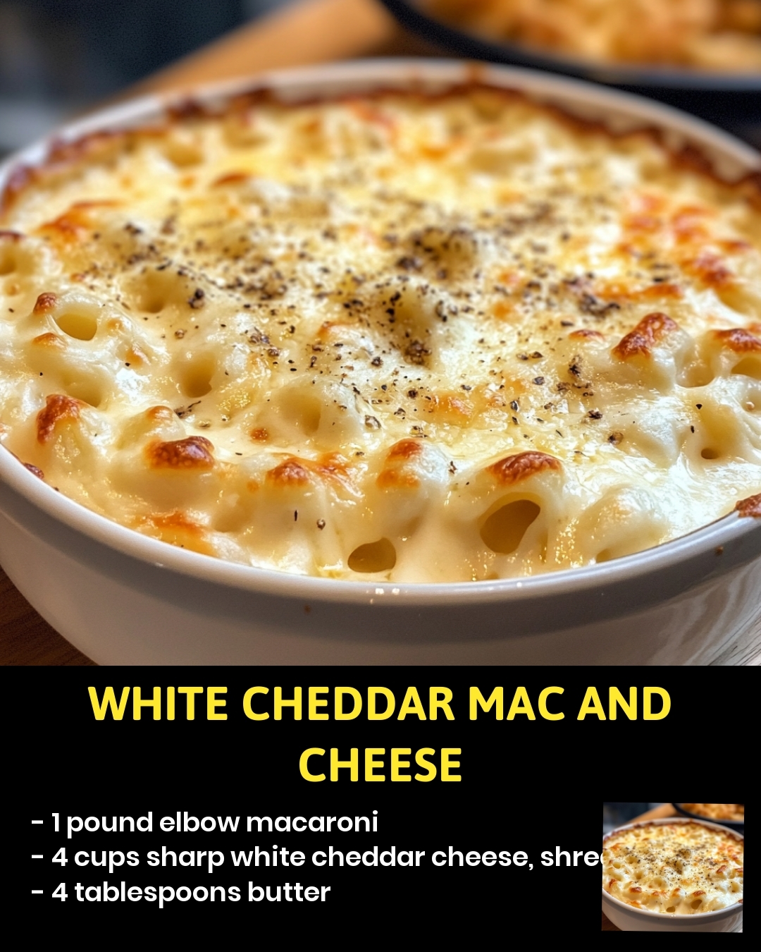 White Cheddar Mac and Cheese