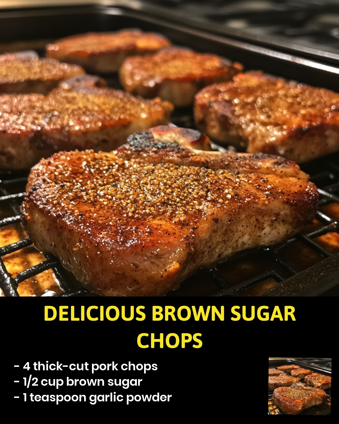 Delicious Brown Sugar Chops