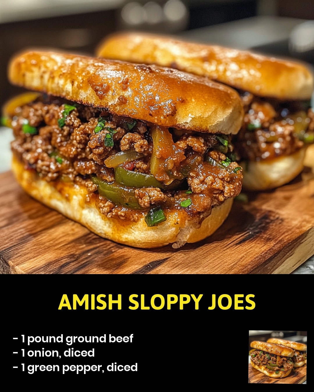 Amish Sloppy Joes