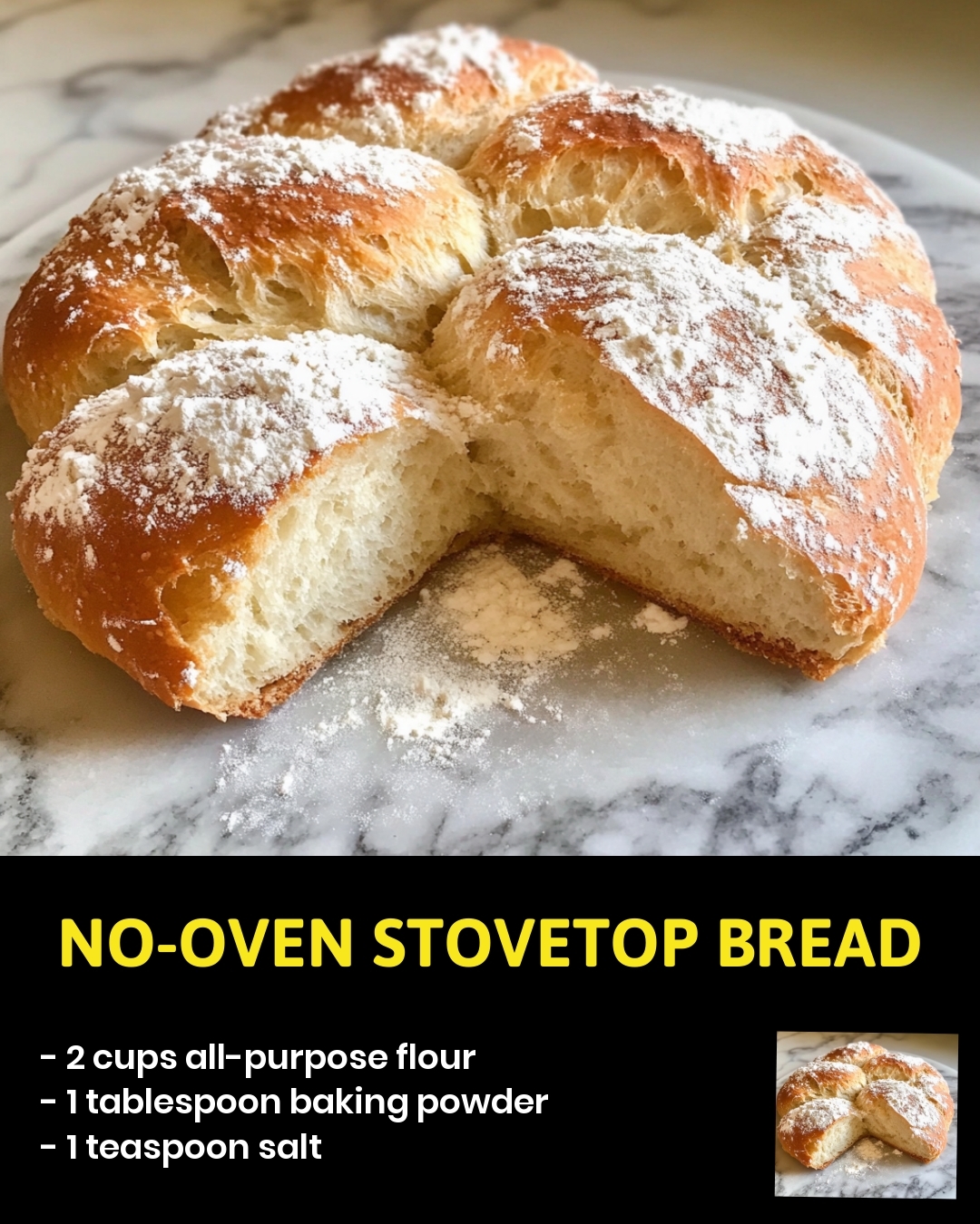 No-Oven Stovetop Bread
