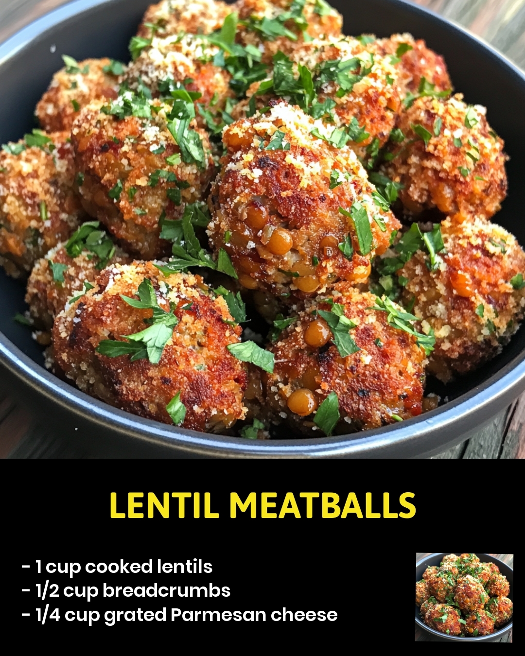 Lentil Meatballs