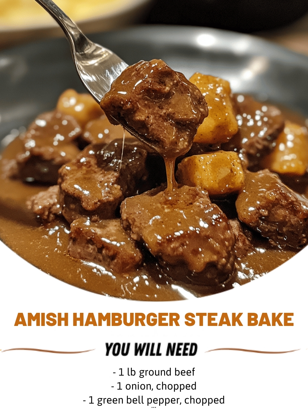 Amish Hamburger Steak Bake