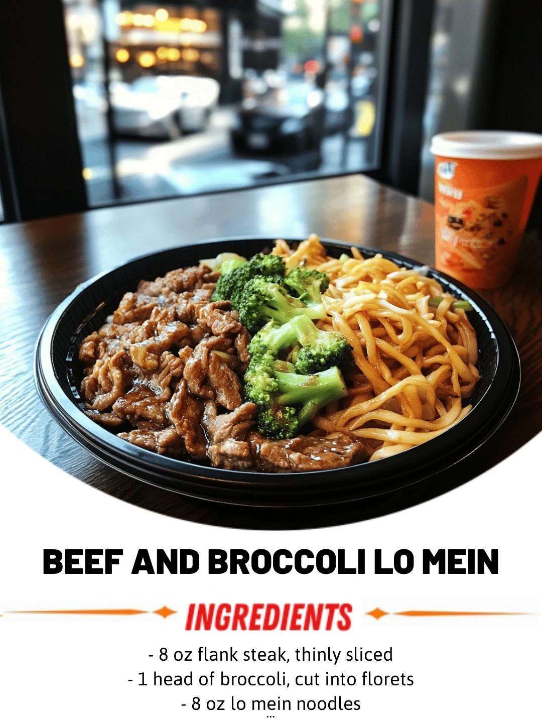 Beef and Broccoli Lo Mein