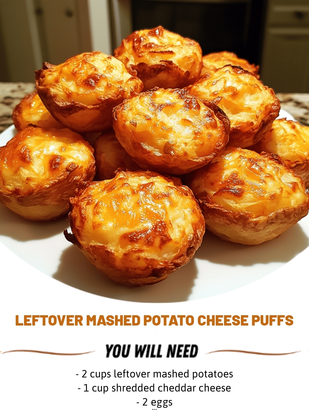 Leftover Mashed Potato Cheese Puffs