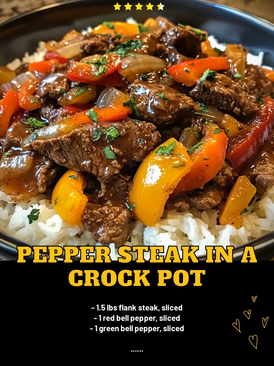 Pepper Steak in a Crock Pot