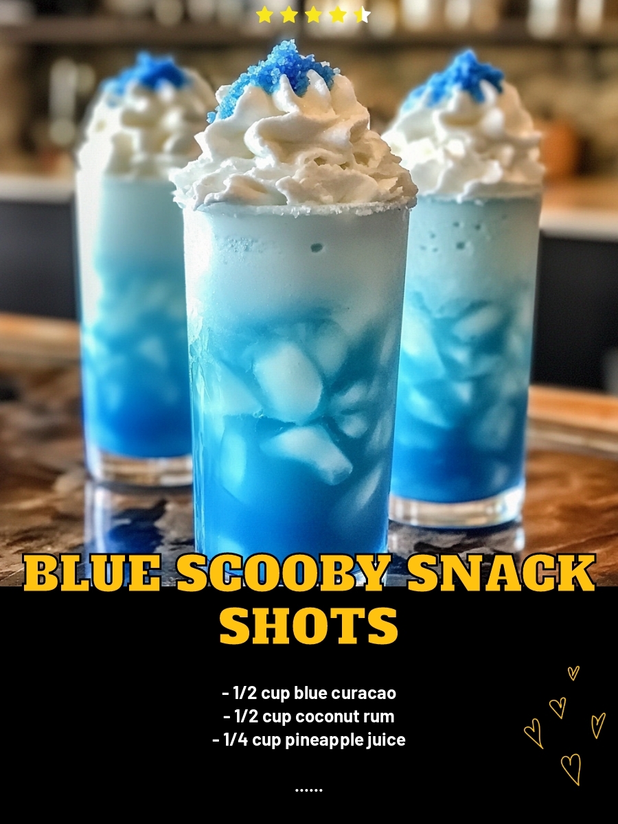 Blue Scooby Snack Shots