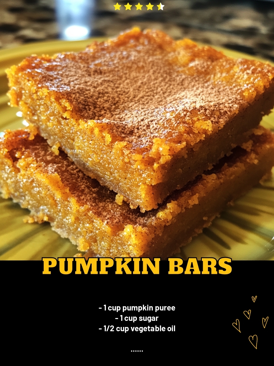 Pumpkin Bars